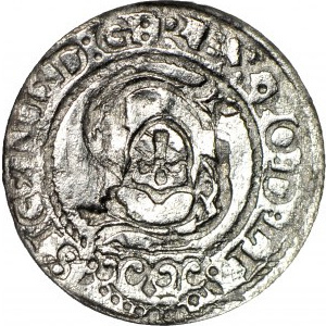 RR-, Sigismund III Vasa, Shelrog 1597, Riga ODWROTKA, Münze