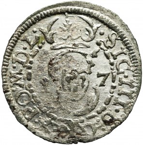 Zygmunt III Waza, Szeląg 1617, Wilno, menniczy