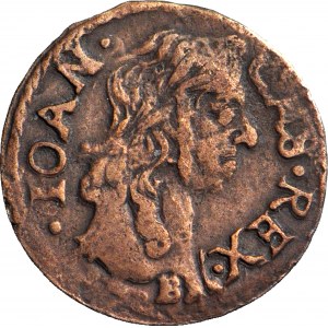 RR-, Jan Kazimierz, Szeląg litewski 1661, Ujazdów, SOLID, R4