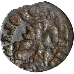 R-, John Casimir, Lithuanian Shilling 1666, Vilnius, one-sided, Pogo left/ Pogo right