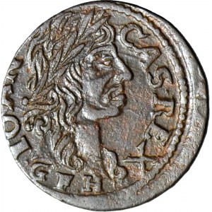 R-, Johannes Kasimir, Litauischer Schilling 1666 Kaunas