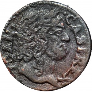RRR-, Jan Kazimierz, 1659 shekel, Krakow, rare first vintage, CASI, R6