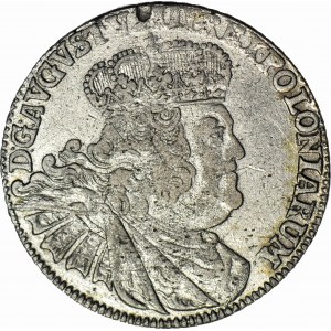 R-, August III Sas, Dwuzłotówka (8 groszy) 1761, rzadka