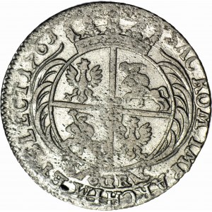 R-, August III Sas, Dwuzłotówka (8 groszy) 1761, rzadka