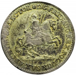 August III Sas, Dwugrosz wikariacki 1741, Drezno