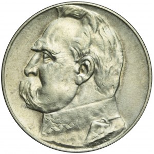 5 gold 1935, Pilsudski, minted
