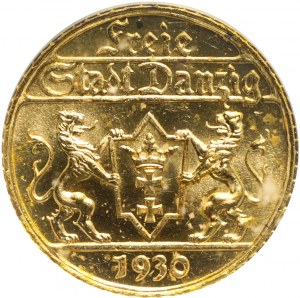 R-, WMG, 25 guldenów 1930, Neptun, mennicze