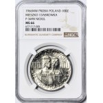 100 Gold 1966, PRÓZE NIKIEL, Mieszko und Dąbrówka, Halbfiguren