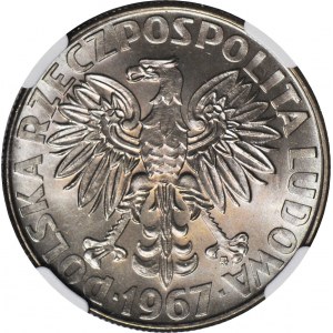 10 gold 1967, Maria Skłodowska-Curie, minted