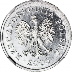 RR-, 10 pennies 2005, SAMPLE ALUMINIUM, rarity
