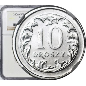 RR-, 10 pennies 2006, SAMPLE ALUMINIUM, rarity