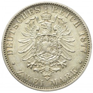 Preußen, Wilhelm I., 2 Mark 1877 B, Hannover
