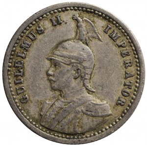 Niemcy, Afryka Wschodnia, Wilhelm II, 1/4 rupie 1909 A, Berlin
