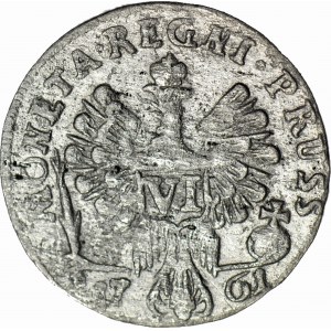 R-, Rosja - okupacja Prus, Elżbieta 1741-1761, Szóstak 1761, Królewiec
