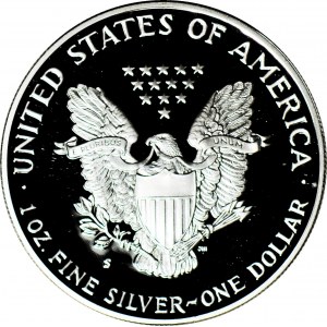 USA, $1 Eagle 1988 S, 1oz. silver PROOf