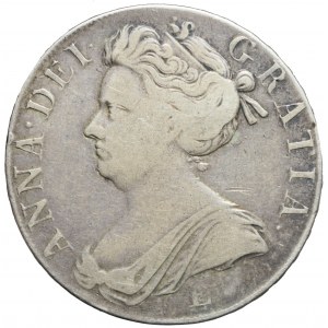 United Kingdom, Scotland, Anna, Crown 1707 E, Edinburgh, rare