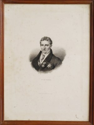 Ensemble de trois estampes du XIXe siècle représentant les grands personnages de l'histoire de France