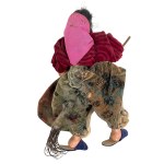 Witch in pink scarf