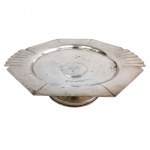 Art déco plated platter, France