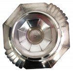Art déco plated platter, France