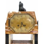 Marmurowy garnitur kominkowy Art Déco, Francja