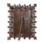 Decorative 19th century frame with original photo of Maria Kossak's brother (wife of Wojciech Kossak)