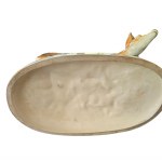 Porcelanowa figurka jeleń i sarna, Royal Dux, proj. Karl Wanke