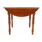 Round folding table