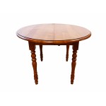 Round folding table