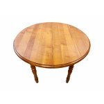 Round folding table