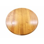 Round folding table