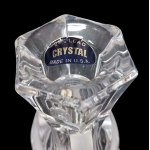 Crystal candlesticks for candles, USA