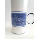 Ceramiczny dzbanek / wazon z motywem gołąbka