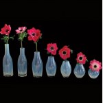 Zestaw ozdobnych flakonów Vases des 7 jours, Tsé & Tsé (Francja)