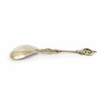 Silver decorative spoon Baptism of Nations, David Andersen, 19th - early 20th century, Norway