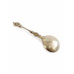 Silver decorative spoon Baptism of Nations, David Andersen, 19th - early 20th century, Norway