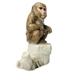 Porcelanowa figurka małpka, Hutschenreuther, Bawaria