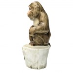 Porcelanowa figurka małpka, Hutschenreuther, Bawaria
