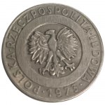 Moneta PRL 20 zł Wieżowiec i kłosy 1973