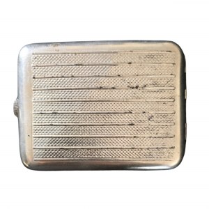 A vintage Moscow souvenir cigarette box, 1960s-70s.