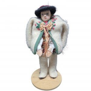 Collector folk doll vintage highlander (I), Cepelia / Cooperative of work R. L. and A.