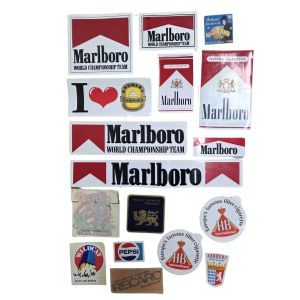 Philip Morris, Marlboro, Pepsi vintage sticker set
