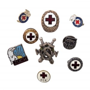 Set of vintage pins PCK, DDR, ZUCH, LOP, WSW