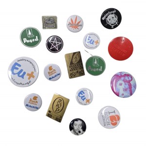 Set of vintage and contemporary pins