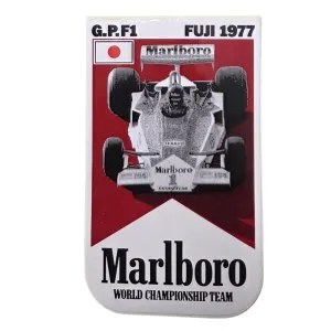 Vintage sticker, Marlboro World Championship Team, Formula 1 Fuji 1977