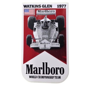 Vintage sticker, Marlboro World Championship Team, Formula 1 Watkins Glen 1977