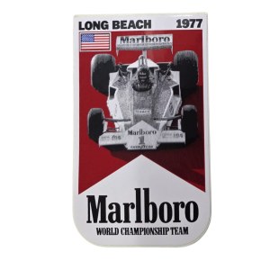 Vintage sticker, Marlboro World Championship Team, Formula 1 Long Beach 1977