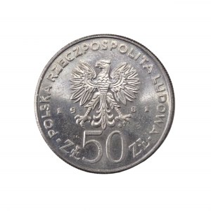 PRL coin Boleslaw II the Bold 50 zloty 1981