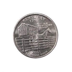 Moneta USA ćwierćdollarówka / quarter dollar, Waszyngton, My Old Kentucky Home