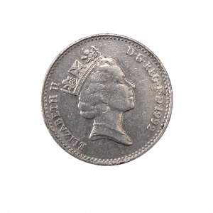 10 pence coin, United Kingdom, Elizabeth II, 1992